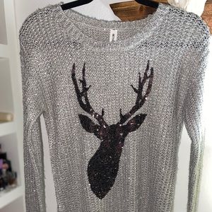 Gray sweater